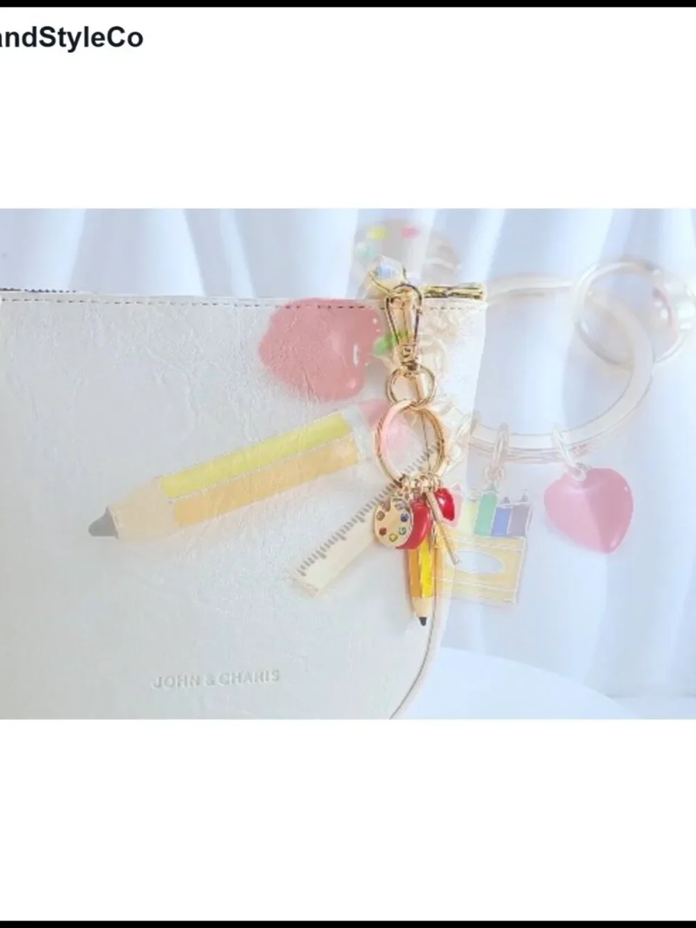 WOWORAMA Colorful Rope Keychain Bag Charm for Women
